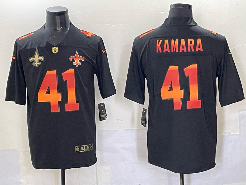 Men 2025 New Orleans Saints #4 Kamara black Limited NFL Jersey 002->new orleans saints->NFL Jersey
